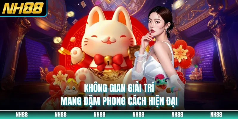 Không gian giải trí mang đậm phong cách hiện đại